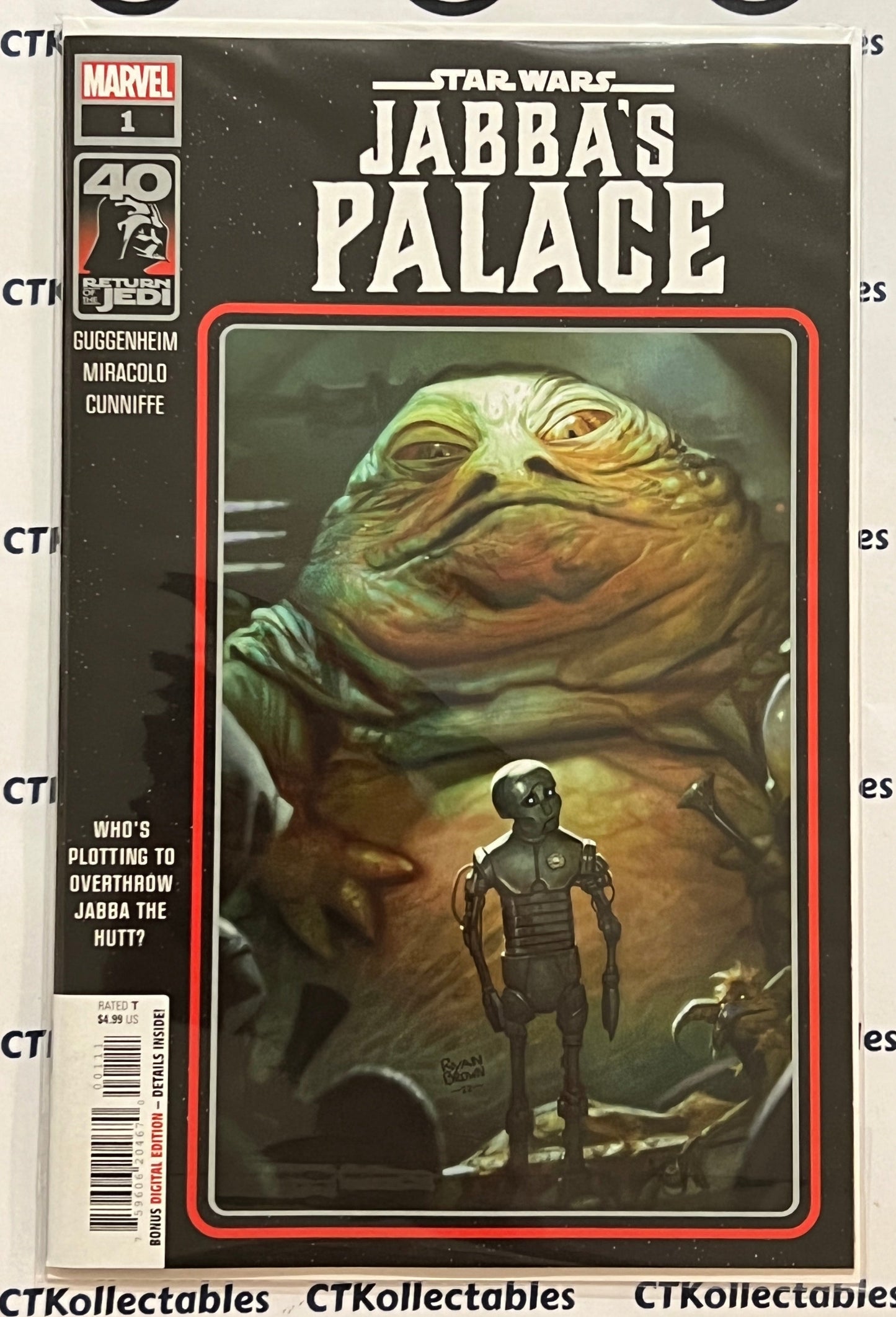 STAR WARS JABBA'S PALACE # 1  RETURN OF THE JEDI MARVEL COMIC BOOK 2023