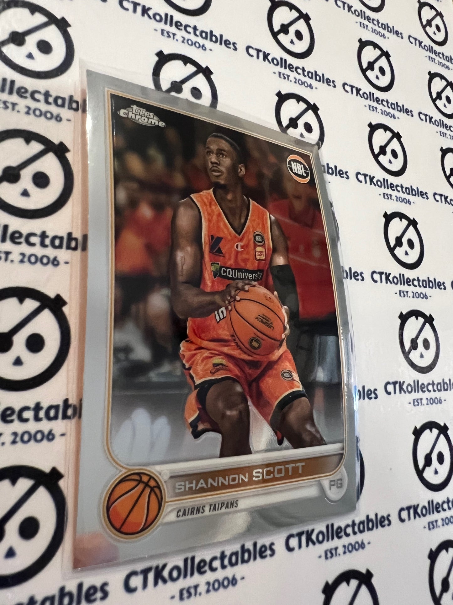 2022-23 Topps NBL Chrome Base #24 Shannon Scott Taipans