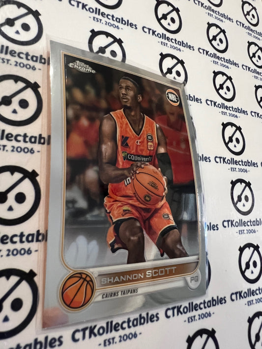 2022-23 Topps NBL Chrome Base #24 Shannon Scott Taipans
