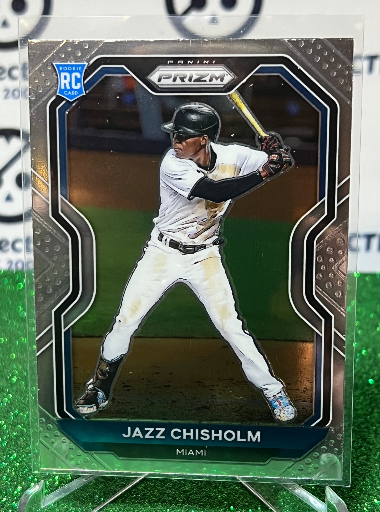 2021 PANINI PRIZM JAZZ CHISHOLM # 136  ROOKIE MIAMI MARLINS BASEBALL