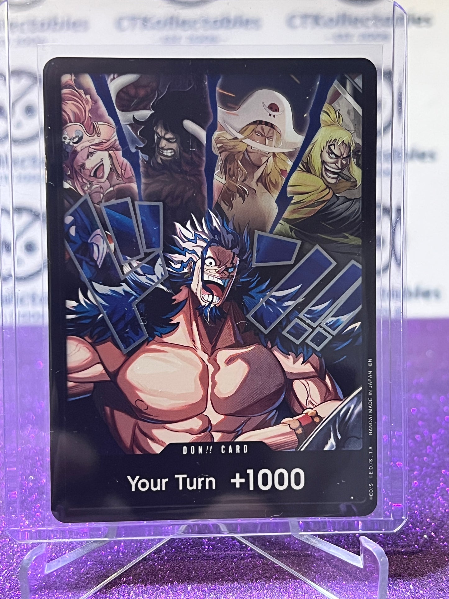 ONE PIECE THE WORLD'S STRONGEST WARRIORS DON !! CARD  FOIL ENGLISH TCG