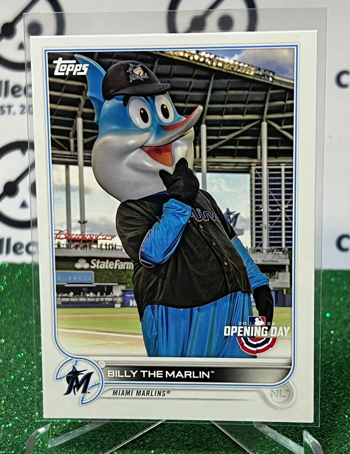 2022 TOPPS OPENING DAY BILLY THE MARLIN # M-11  MIAMI MARLINS BASEBALL