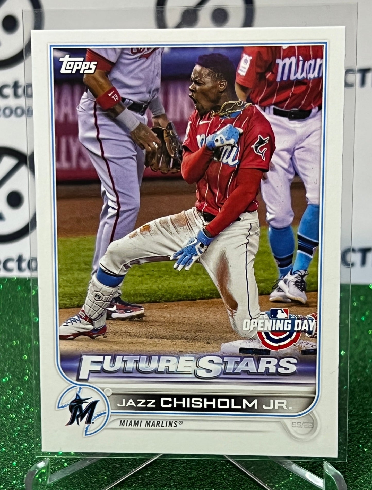 2022 TOPPS OPENING DAY JAZZ CHISHOLM # 62 FUTURE STARS  MIAMI MARLINS BASEBALL