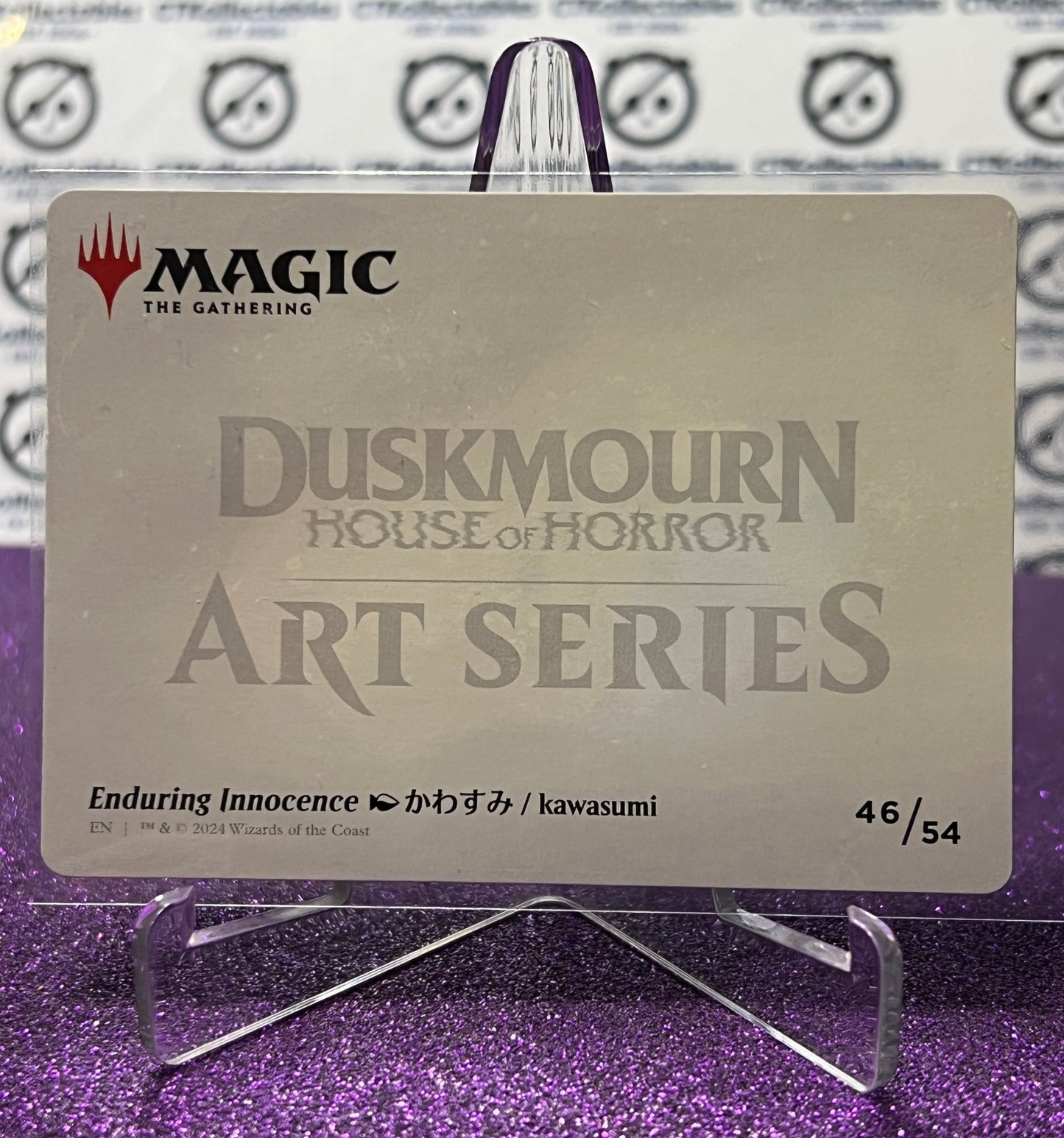 2024 MAGIC THE GATHERING DUSKMOURN HOUSE OF HORROR ART SERIES # 46/54 ENDURING INNOCENCE CARD