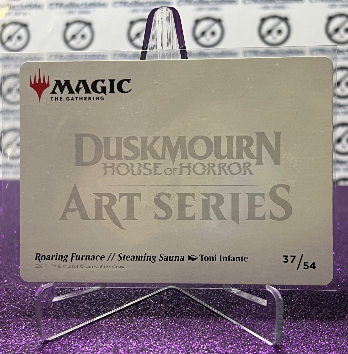 2024 MAGIC THE GATHERING DUSKMOURN HOUSE OF HORROR ART SERIES # 37/54 ROARING FURNACE CARD