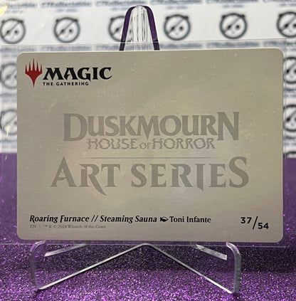 2024 MAGIC THE GATHERING DUSKMOURN HOUSE OF HORROR ART SERIES # 37/54 ROARING FURNACE CARD
