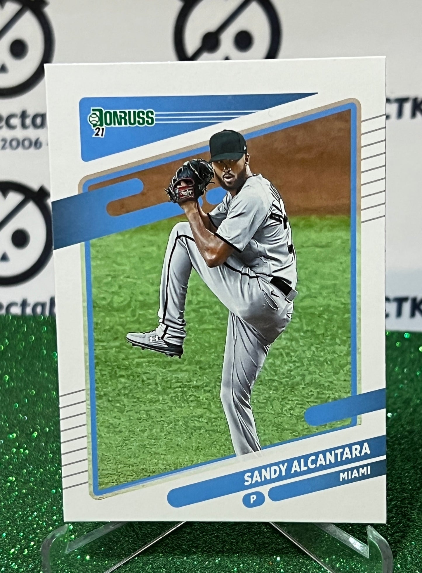 2021 PANINI DONRUSS SANDY ALCANTARA # 149 MIAMI MARLINS BASEBALL