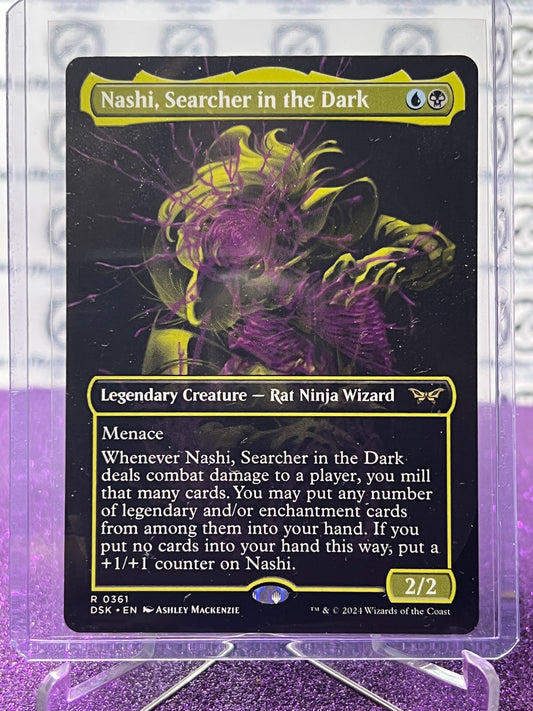 2024 MAGIC THE GATHERING DUSKMOURN HOUSE OF HORROR NASHI, SEARCHER IN THE DARK # R 0361 NON-FOIL RARE CARD