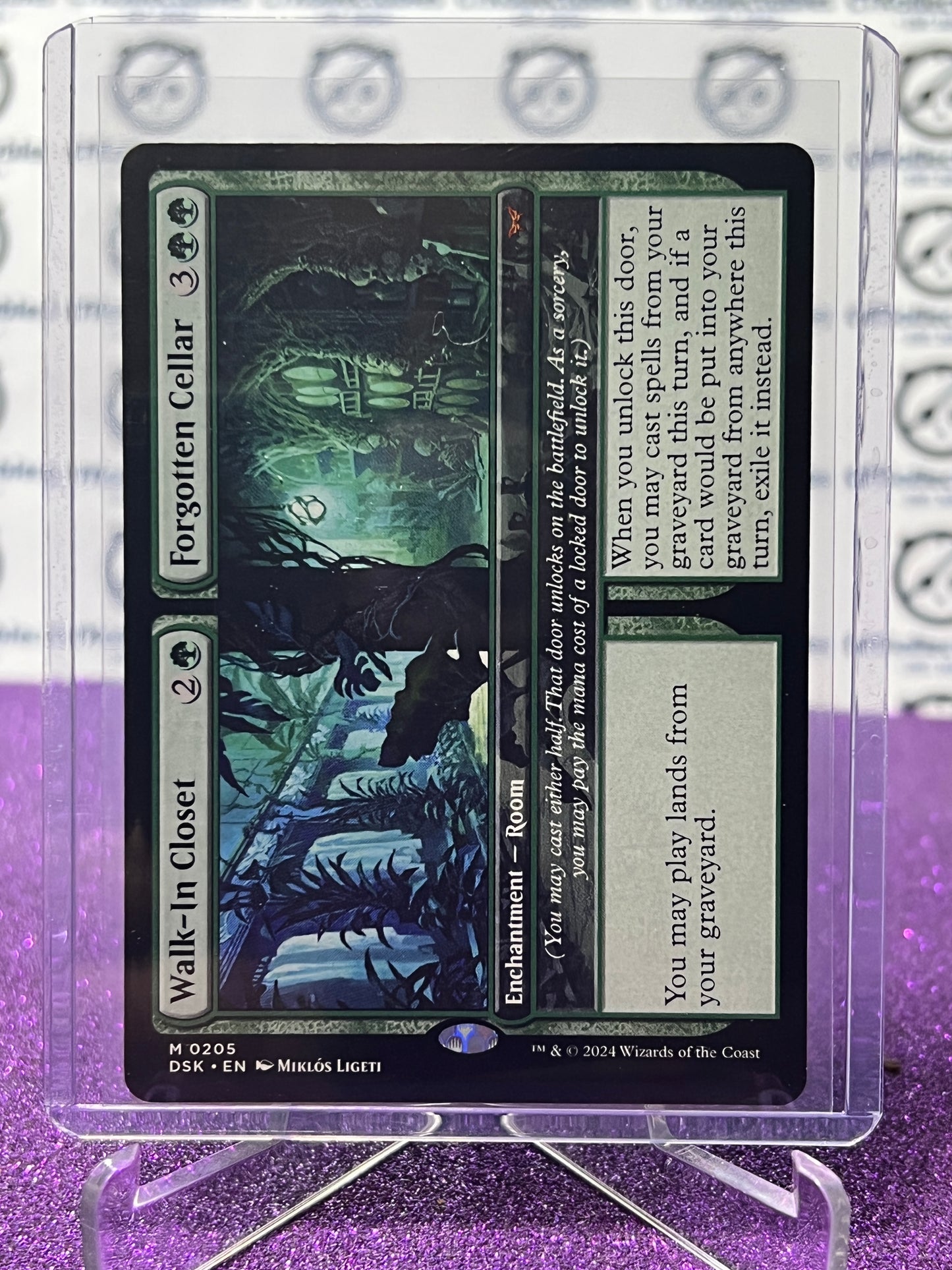 2024 MAGIC THE GATHERING DUSKMOURN HOUSE OF HORROR WALK-IN CLOSET/FORGOTTEN CELLAR # M 0205 NON-FOIL MYTHIC CARD