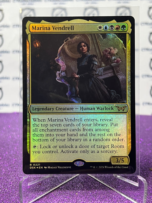 2024 MAGIC THE GATHERING DUSKMOURN HOUSE OF HORROR MARINA VENDRELL # R 0221 FOIL RARE CARD