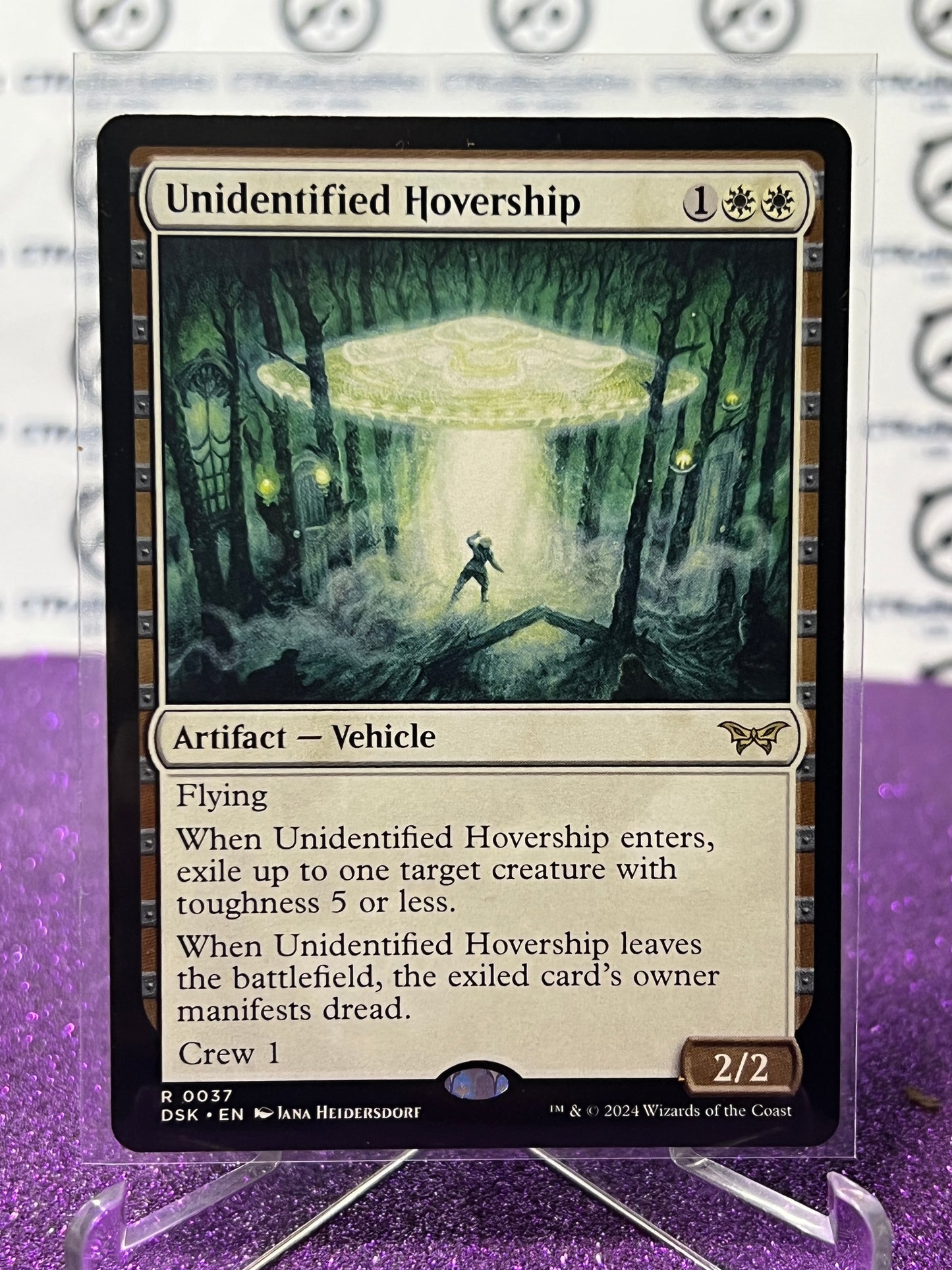 2024 MAGIC THE GATHERING DUSKMOURN HOUSE OF HORROR UNIDENTIFIED HOVERSHIP # R 0037 NON-FOIL RARE CARD