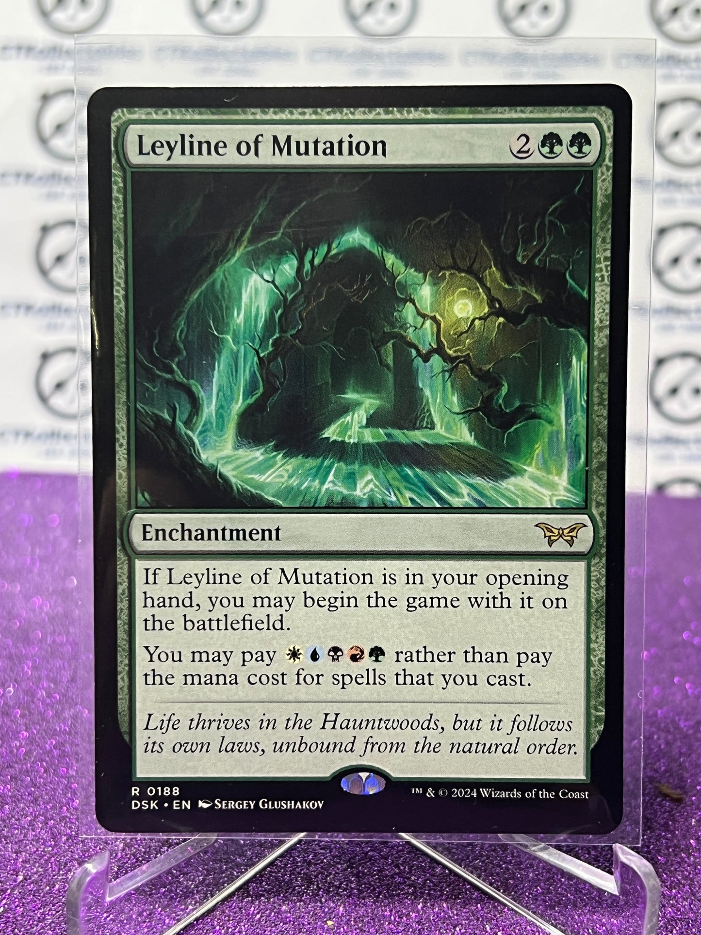 2024 MAGIC THE GATHERING DUSKMOURN HOUSE OF HORROR LEYLINE OF MUTATION # R 0188 NON-FOIL RARE CARD