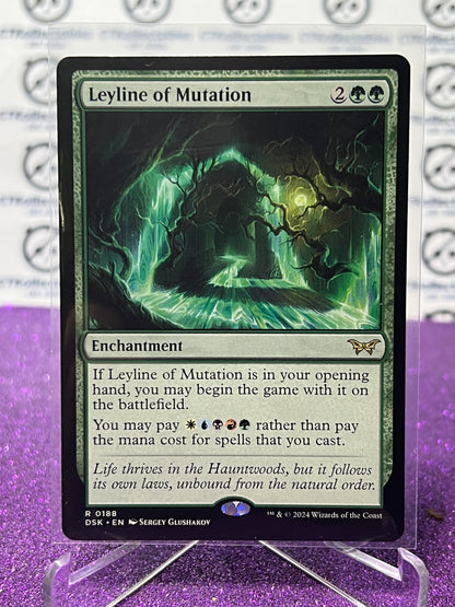 2024 MAGIC THE GATHERING DUSKMOURN HOUSE OF HORROR LEYLINE OF MUTATION # R 0188 NON-FOIL RARE CARD