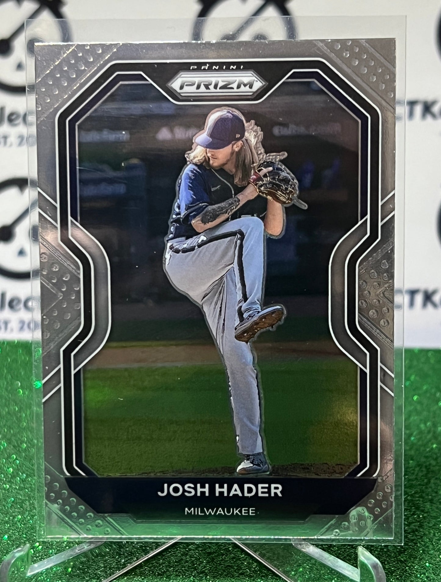 2021 PANINI PRIZM JOSH HADER # 162 MILWAUKEE BREWERS  BASEBALL CARD