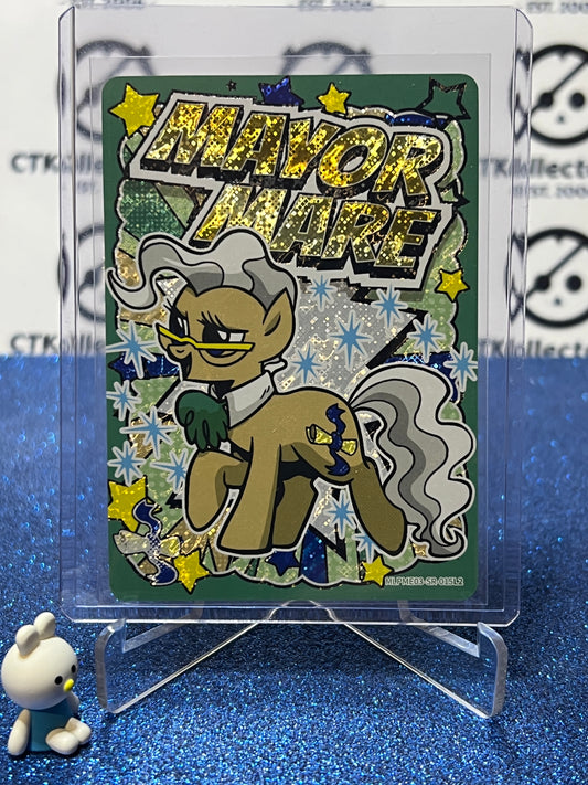 MY LITTLE PONY RAINBOW EDITION SERIES 2 MAYOR MARE # MLPME03-SR-015L2 FOIL CARD