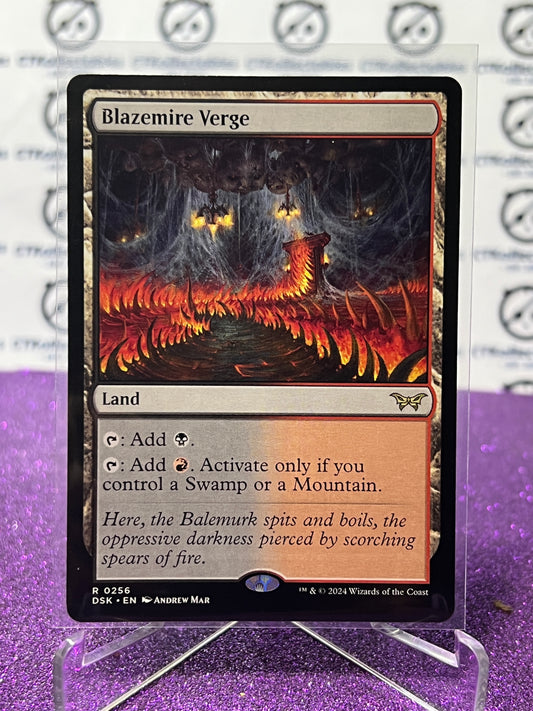 2024 MAGIC THE GATHERING DUSKMOURN HOUSE OF HORROR BLAZEMIRE VERGE # R 0256 NON-FOIL RARE CARD