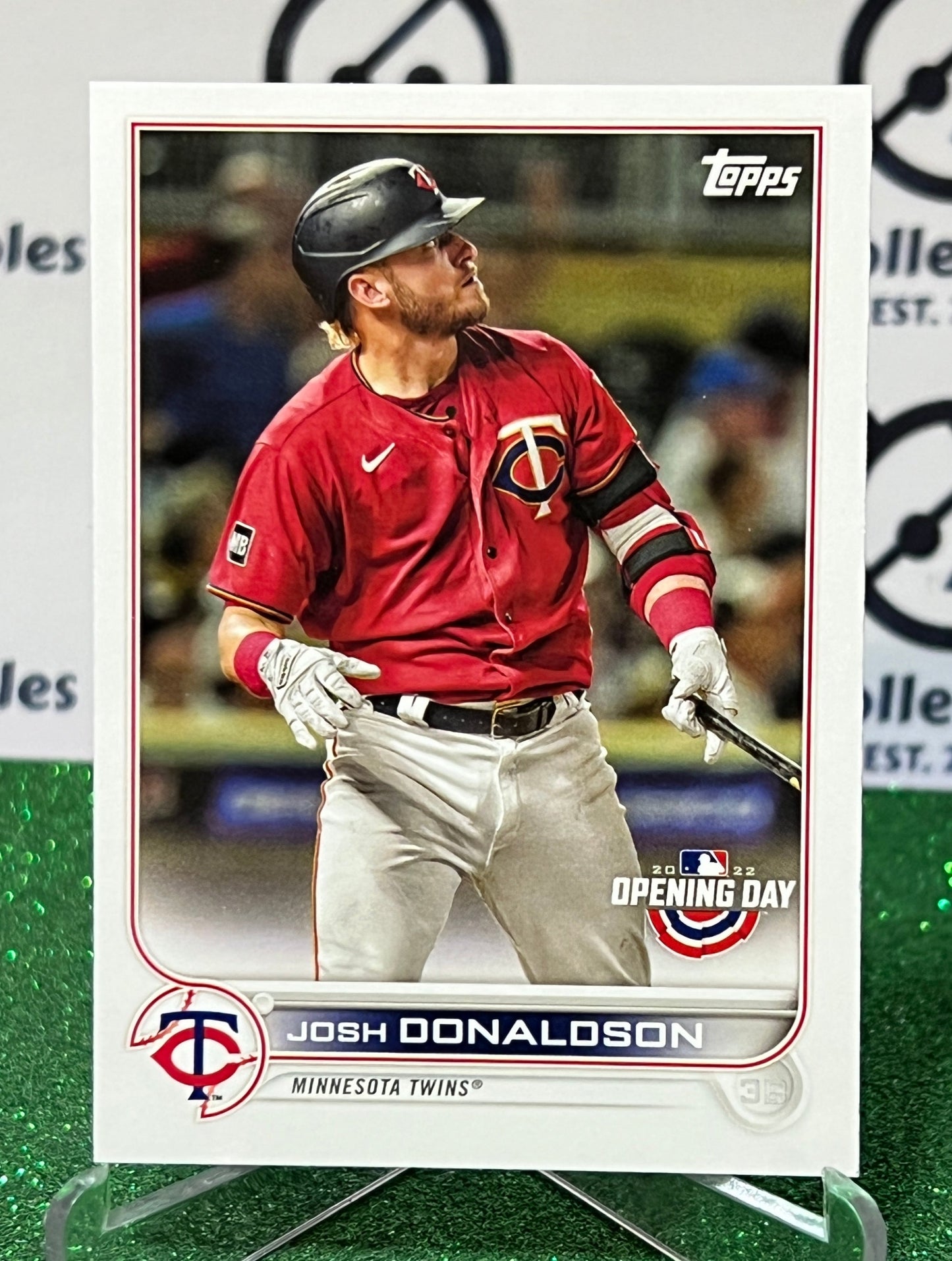 2022 TOPPS OPENING DAY JOSH DONALDSON # 168 MINNESOTA TWINS BASEBALL