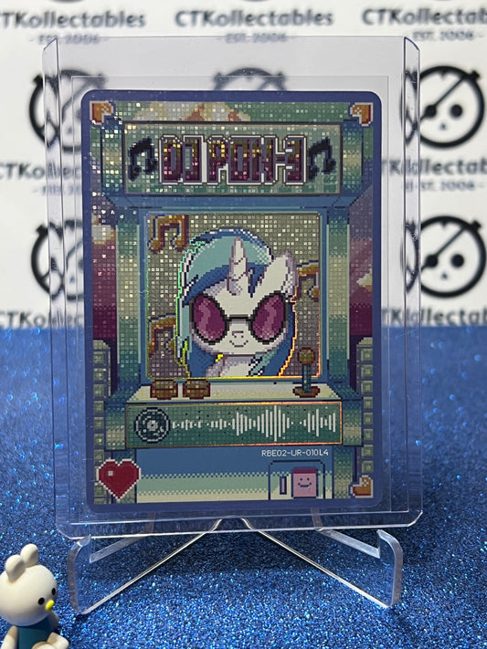 MY LITTLE PONY RAINBOW EDITION SERIES 2 DJ PON-3 # RBE02-UR-010L4 FOIL CARD