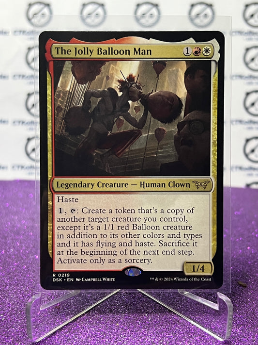 2024 MAGIC THE GATHERING DUSKMOURN HOUSE OF HORROR THE JOLLY BALLON MAN # R 0219 NON-FOIL RARE CARD