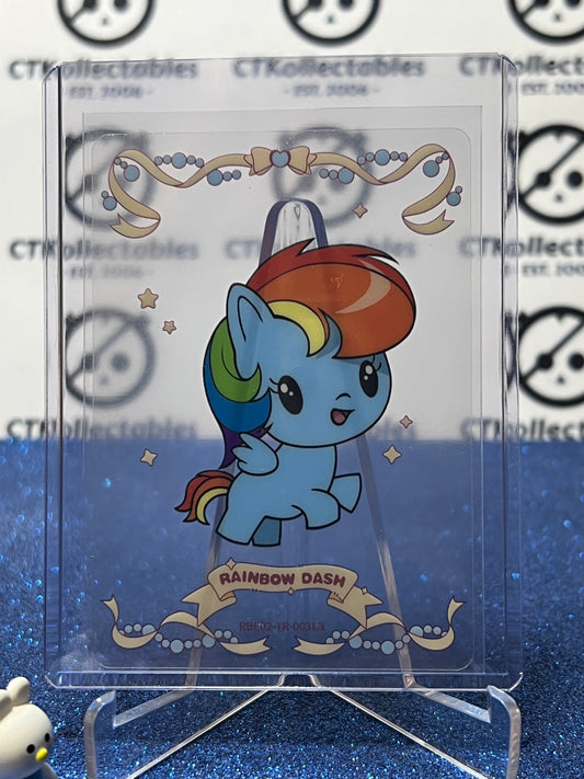 MY LITTLE PONY RAINBOW EDITION SERIES 2 RAINBOW DASH # RBE02-TR-003L3 ACETATE CARD