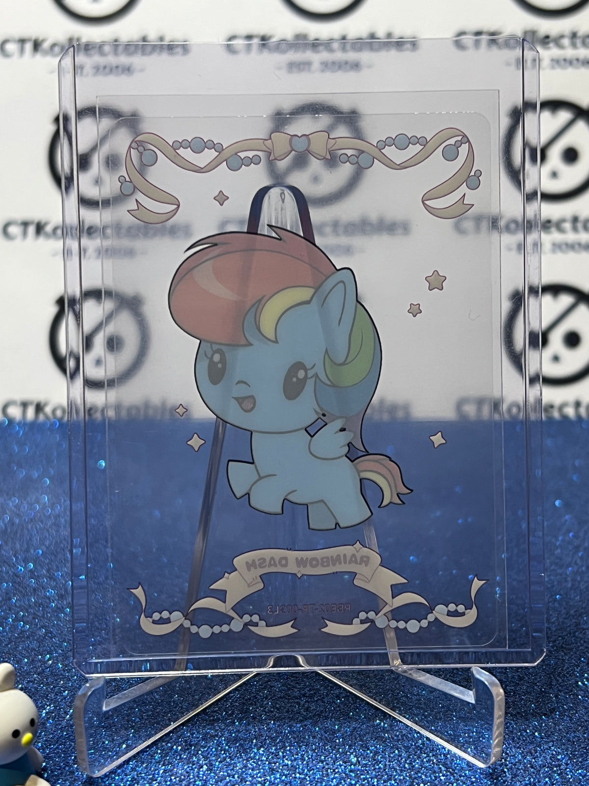 MY LITTLE PONY RAINBOW EDITION SERIES 2 RAINBOW DASH # RBE02-TR-003L3 ACETATE CARD