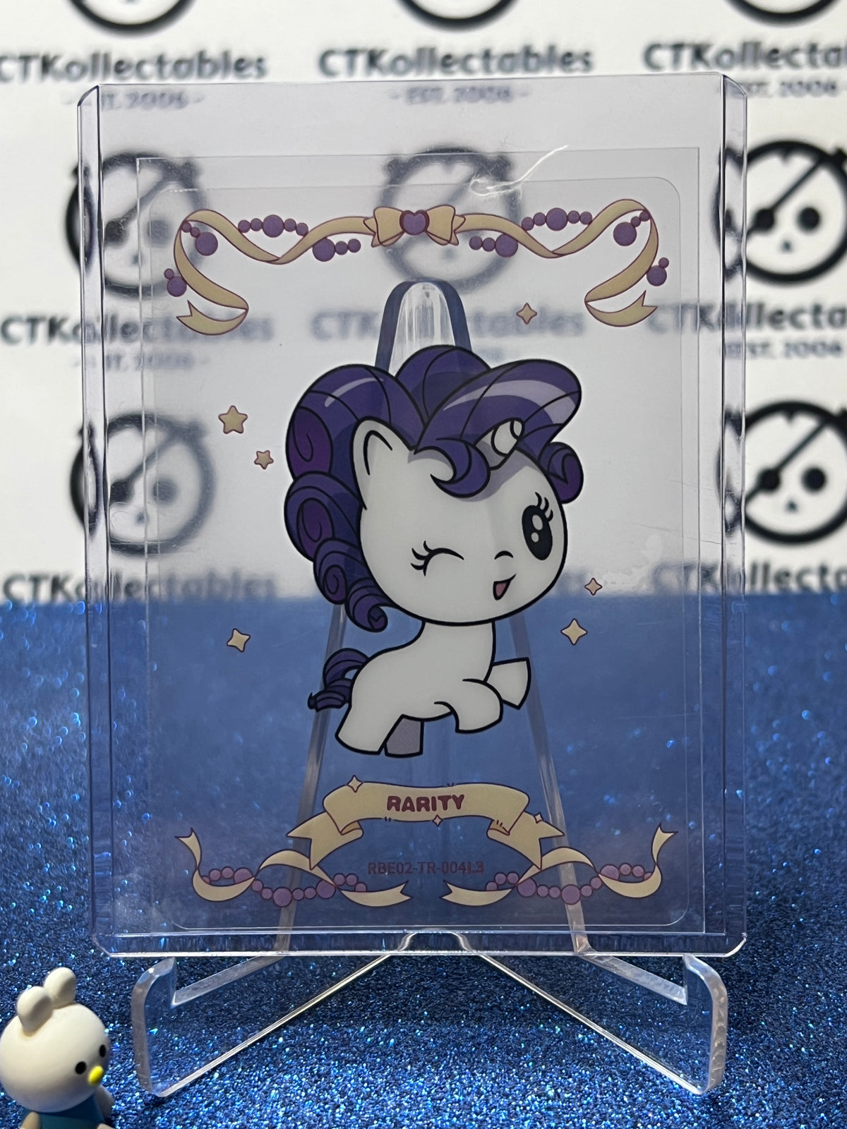 MY LITTLE PONY RAINBOW EDITION SERIES 2 RARITY # RBE02-TR-004L3 ACETATE CARD