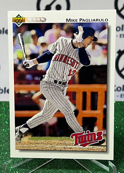 1991 UPPER DECK MIKE PAGLIARULO # 509 MINNESOTA TWINS BASEBALL