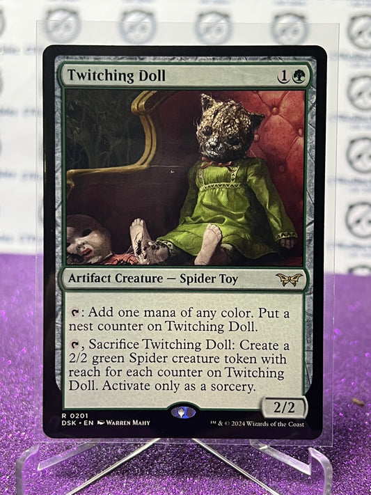 2024 MAGIC THE GATHERING DUSKMOURN HOUSE OF HORROR TWITCHING DOLL # R 0201 NON-FOIL RARE CARD