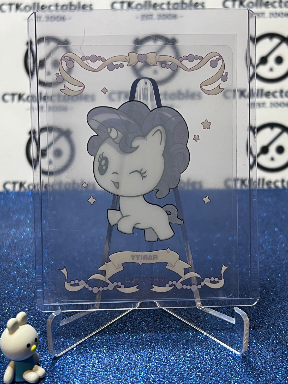 MY LITTLE PONY RAINBOW EDITION SERIES 2 RARITY # RBE02-TR-004L3 ACETATE CARD