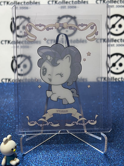 MY LITTLE PONY RAINBOW EDITION SERIES 2 RARITY # RBE02-TR-004L3 ACETATE CARD