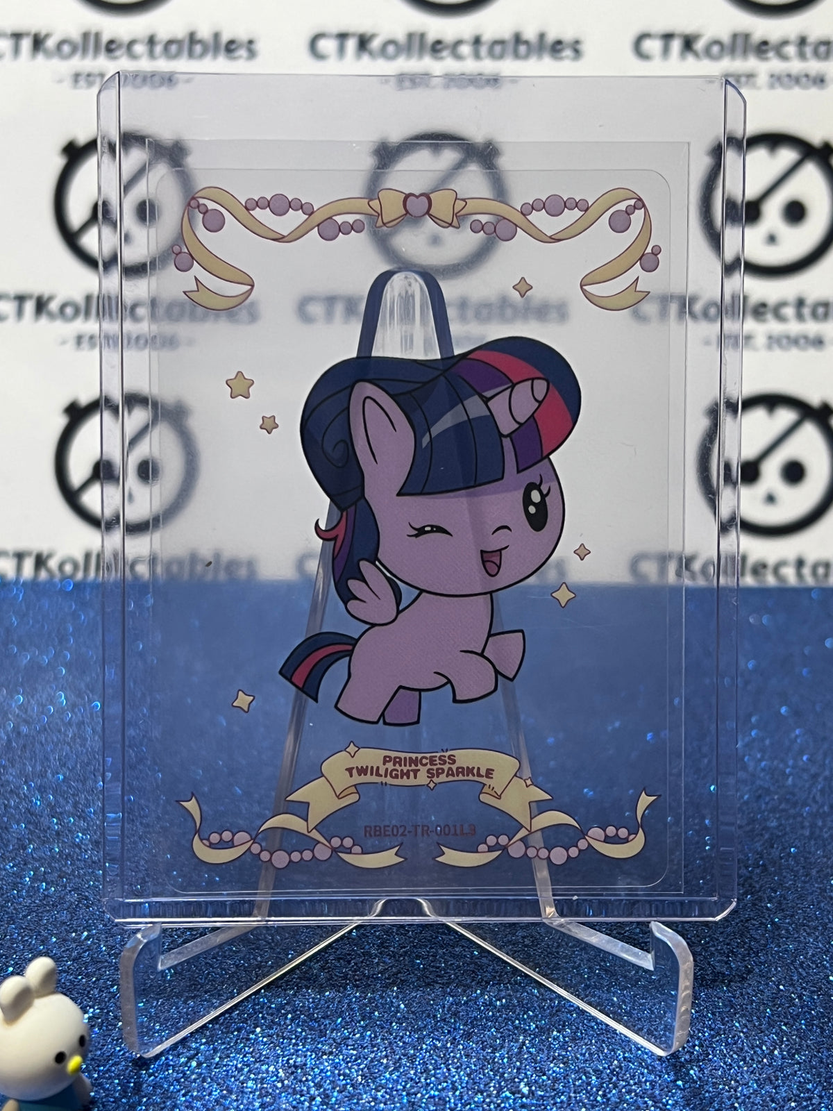 MY LITTLE PONY RAINBOW EDITION SERIES 2 PRINCESS TWILIGHT SPARKLE # RBE02-TR-001L3 ACETATE CARD