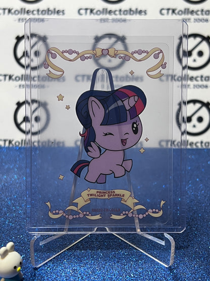 MY LITTLE PONY RAINBOW EDITION SERIES 2 PRINCESS TWILIGHT SPARKLE # RBE02-TR-001L3 ACETATE CARD