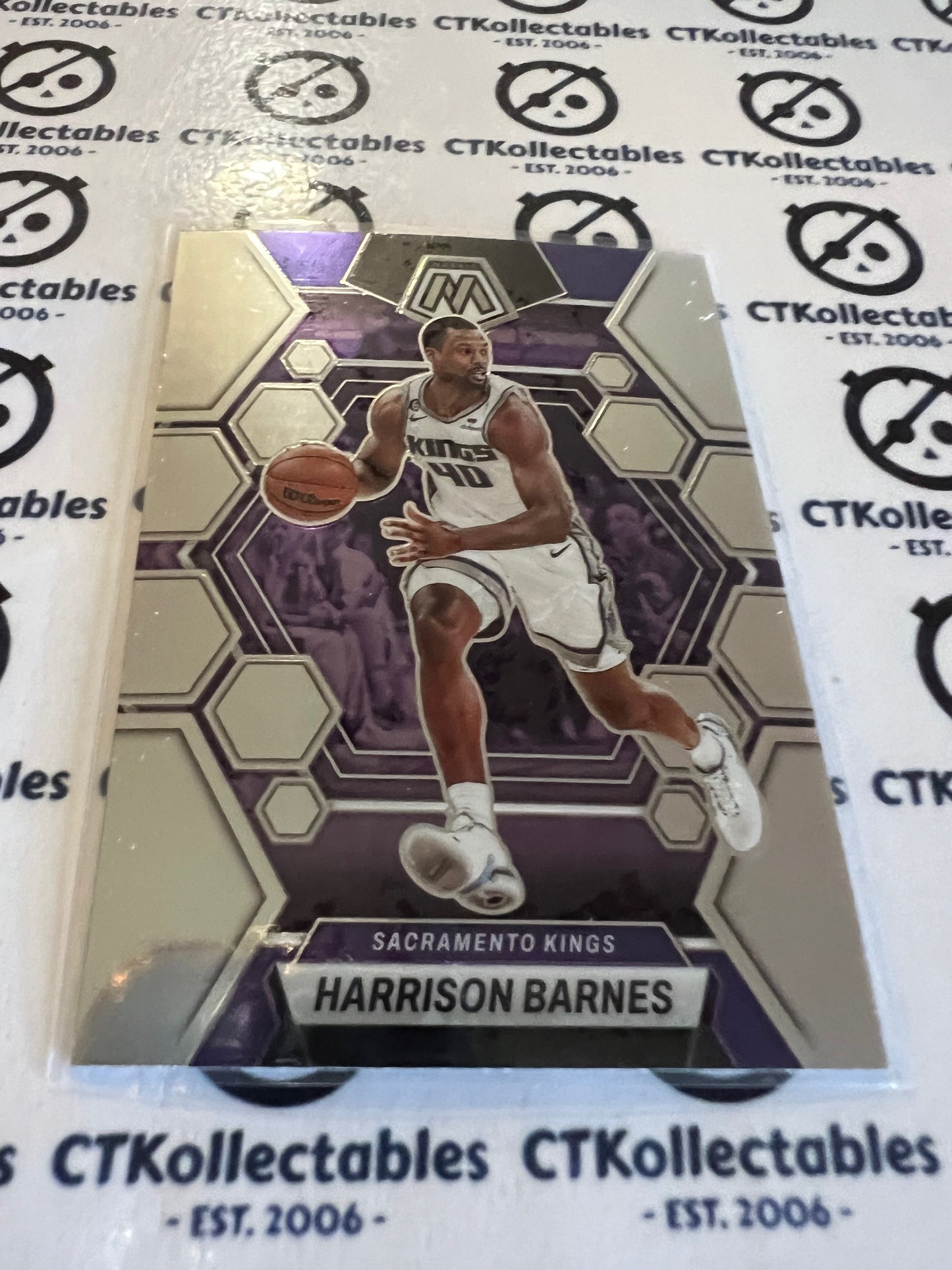 2022-23 Panini NBA Mosaic Base #191 Harrison Barnes Kings