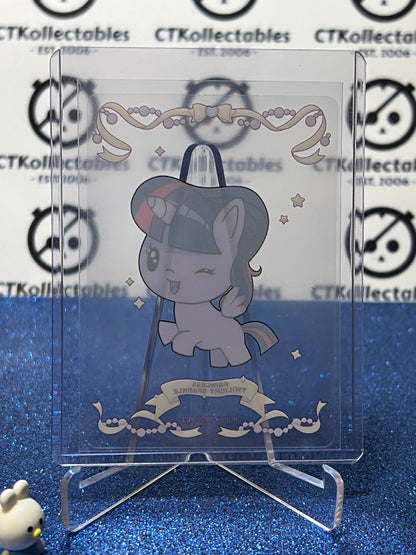 MY LITTLE PONY RAINBOW EDITION SERIES 2 PRINCESS TWILIGHT SPARKLE # RBE02-TR-001L3 ACETATE CARD