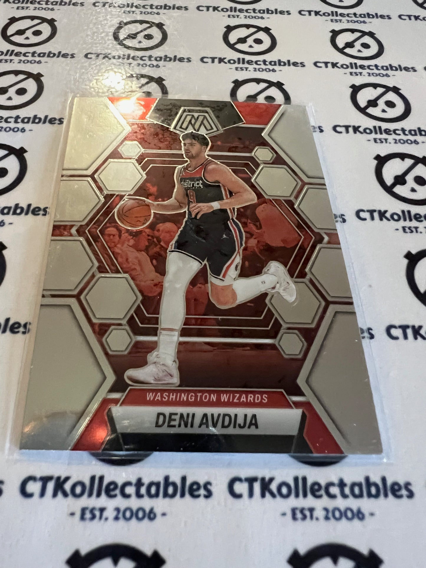 2022-23 Panini NBA Mosaic Base #195 Deni Avdija Wizards