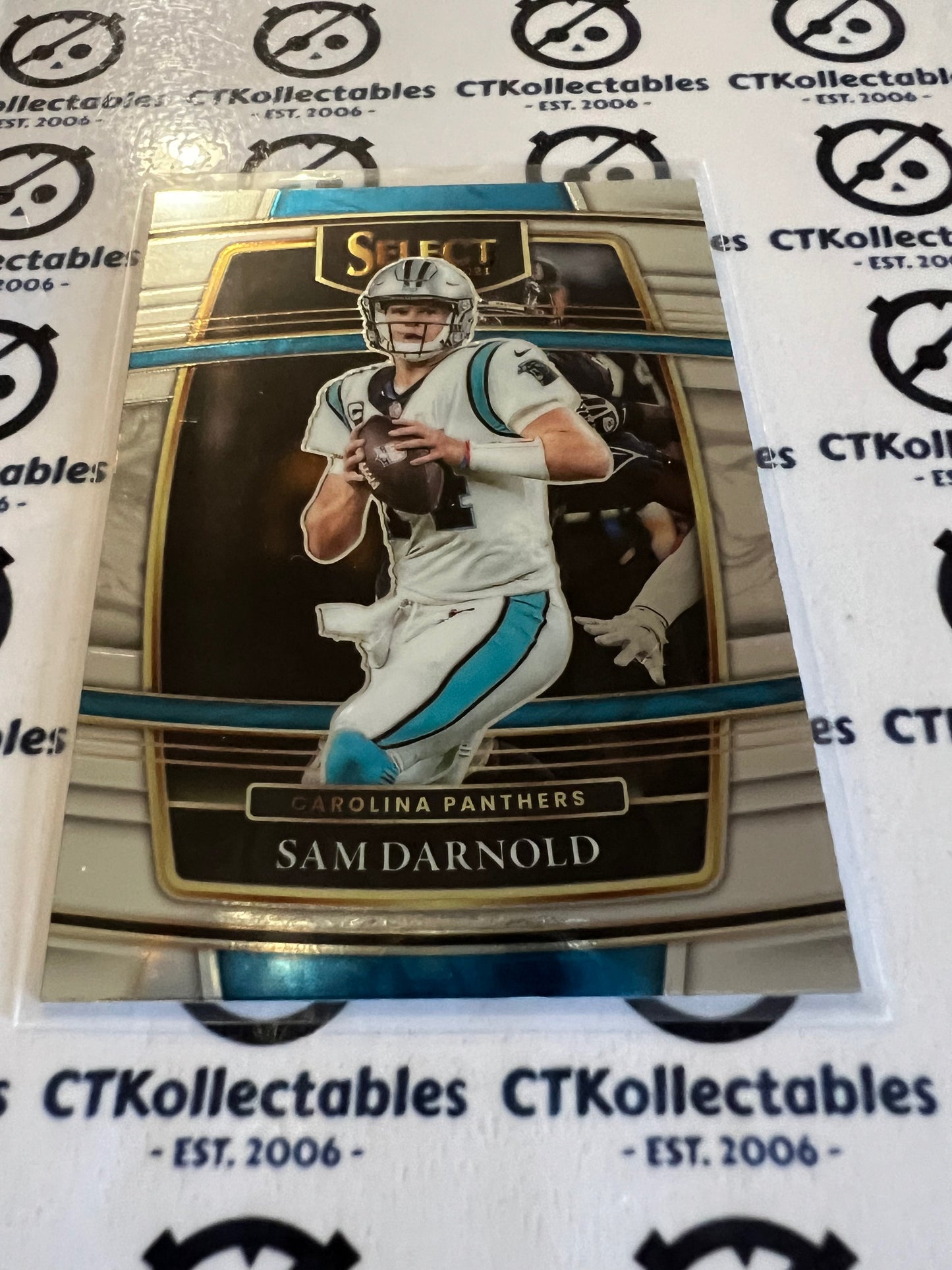 2021 NFL Panini Select Base #7 Sam Darnold Panthers