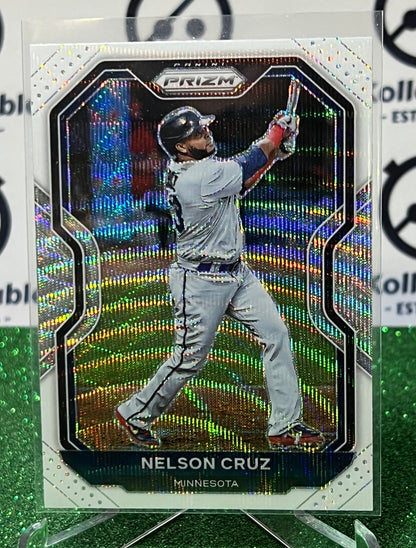 2021 PANINI PRIZM NELSON CRUZ # 200 WHITE PRIZM MINNESOTA TWINS BASEBALL