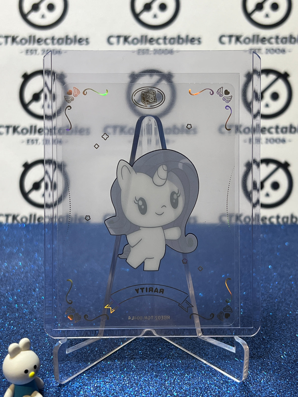 MY LITTLE PONY RAINBOW EDITION SERIES 2 RARITY # RBE02-TGR-004L4 ACETATE CARD