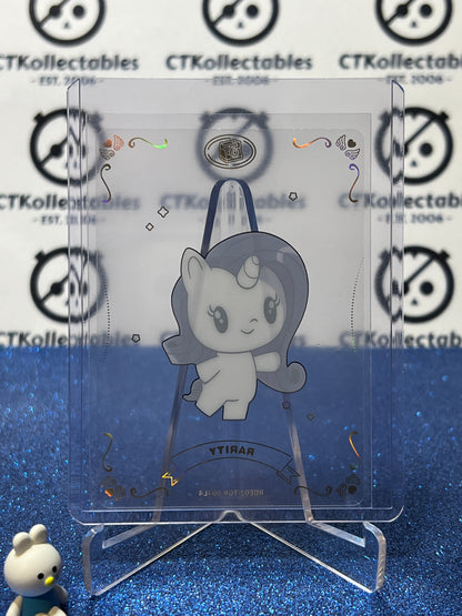 MY LITTLE PONY RAINBOW EDITION SERIES 2 RARITY # RBE02-TGR-004L4 ACETATE CARD