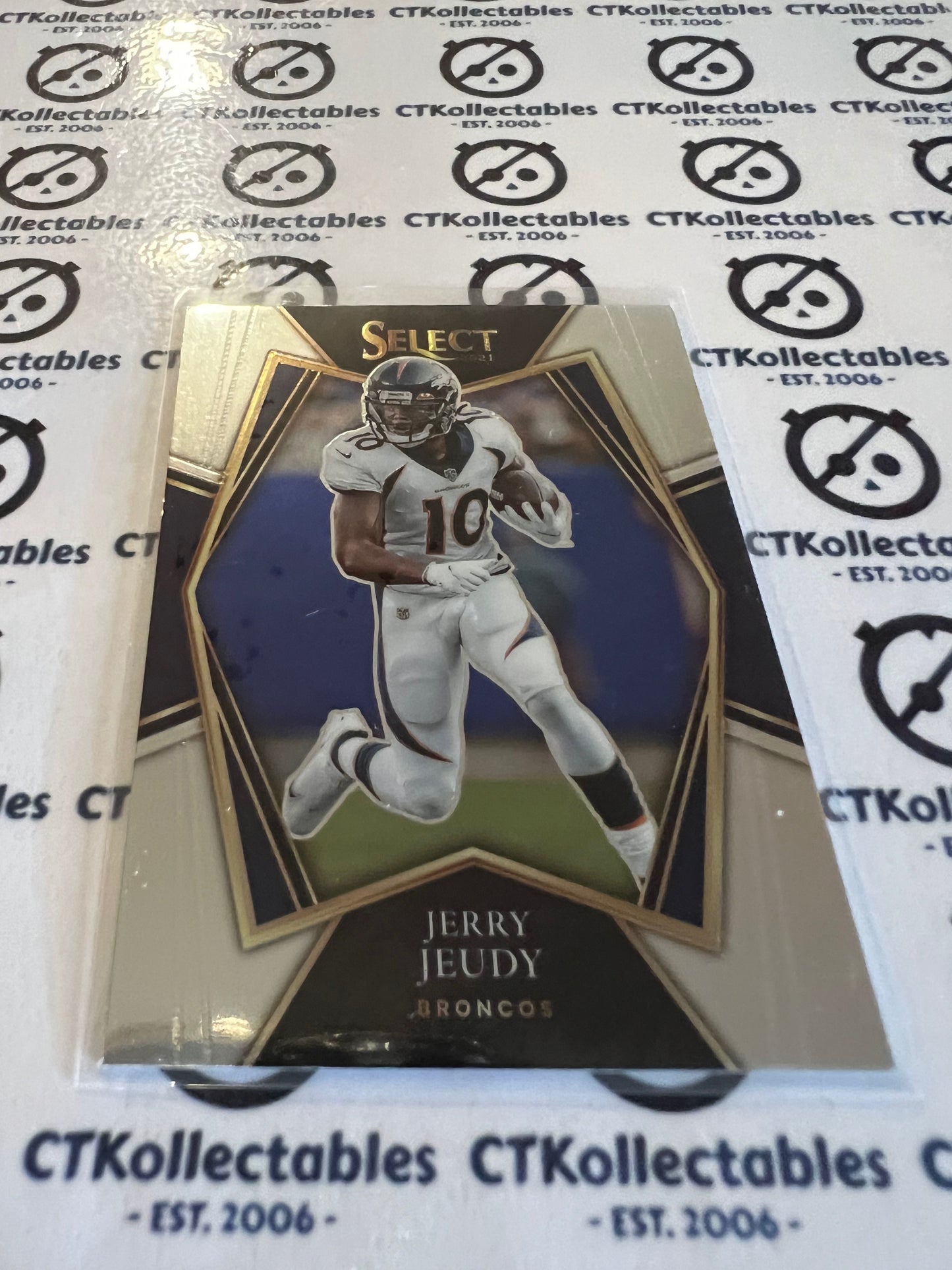 NFL Panini Select Base #112 Jerry Jeudy Broncos