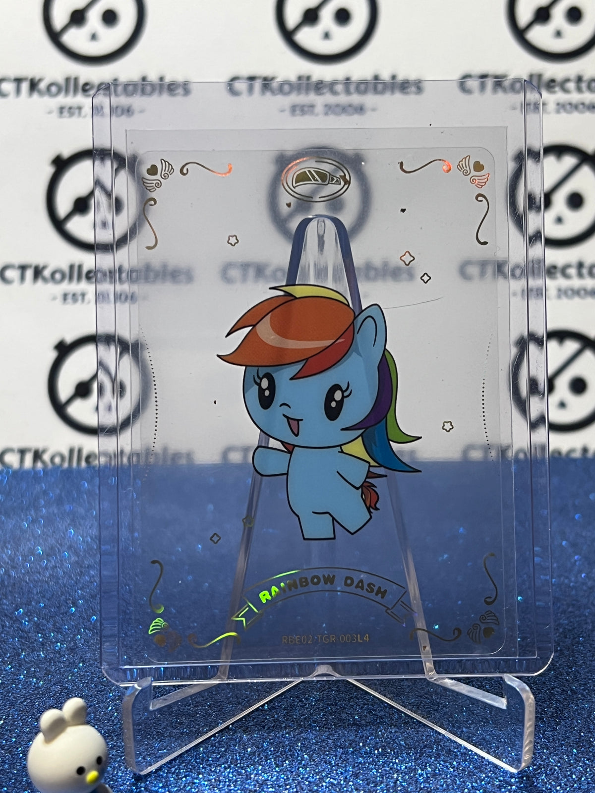 MY LITTLE PONY RAINBOW EDITION SERIES 2 RAINBOW DASH # RBE02-TGR-003L4 ACETATE CARD
