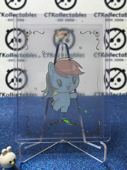 MY LITTLE PONY RAINBOW EDITION SERIES 2 RAINBOW DASH # RBE02-TGR-003L4 ACETATE CARD