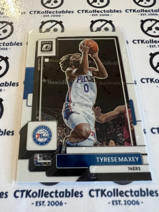 2022-23 NBA Optic Base # 26 Tyrese Maxey 76ERS