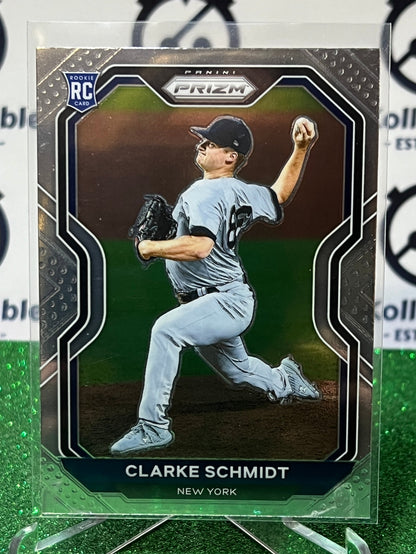 2021 PANINI PRIZM CLARKE SCHMIDT # 75 ROOKIE  NEW YORK YANKEES BASEBALL CARD