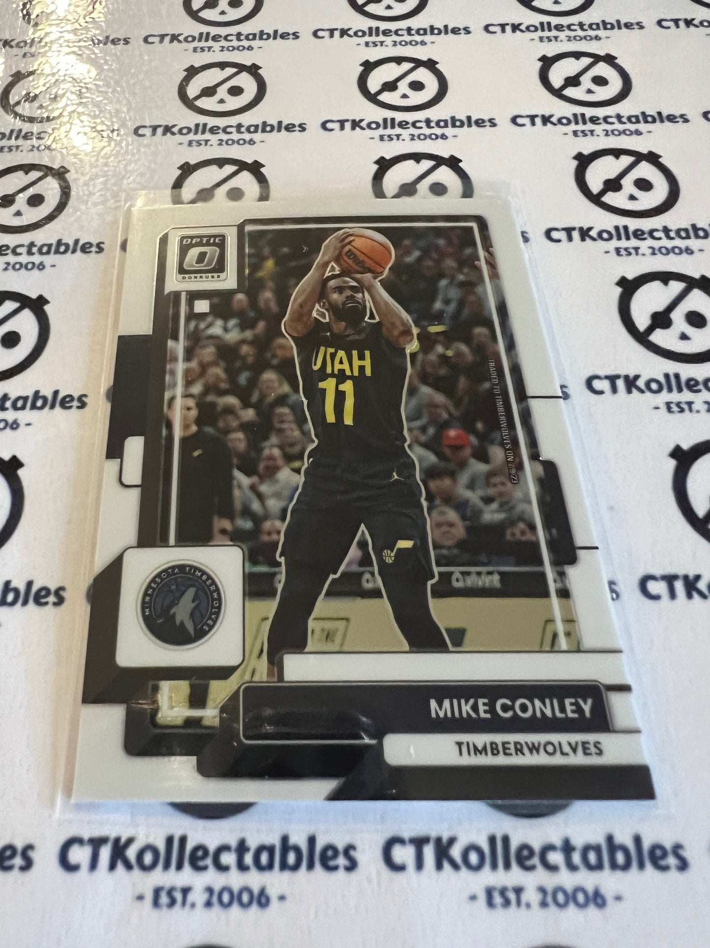 2022-23 NBA Optic Base # 40 Mike Conley Timberwolves