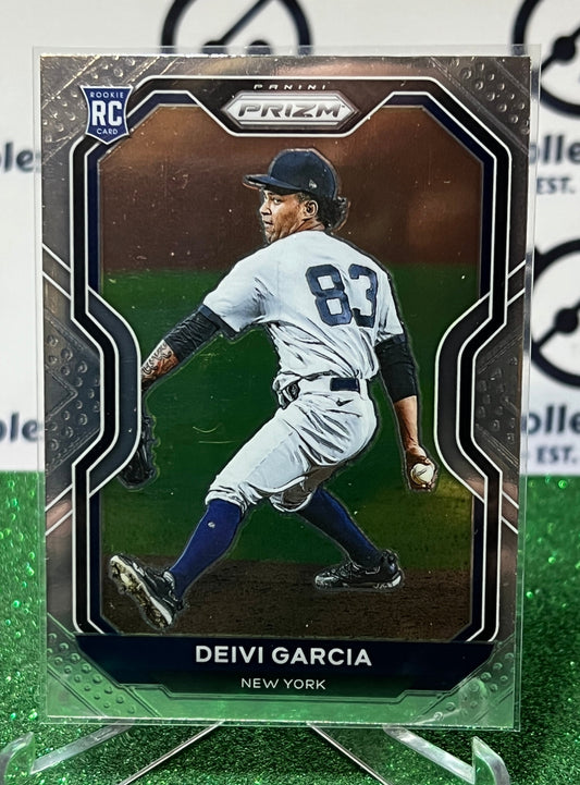 2021 PANINI PRIZM DEIVI GARCIA # 6 ROOKIE  NEW YORK YANKEES BASEBALL CARD