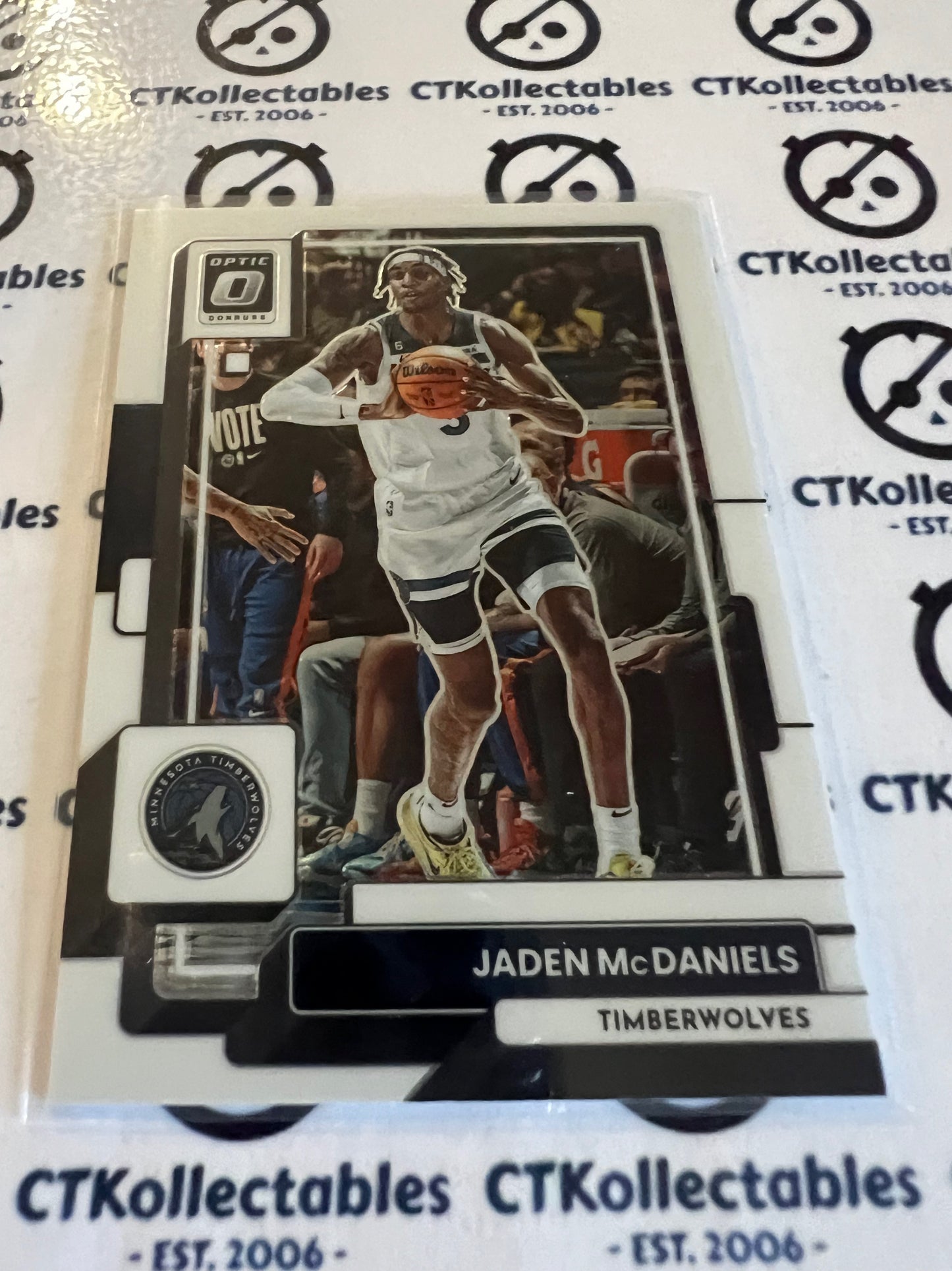 2022-23 NBA Optic Base # 67 Jaden McDaniels Timberwolves