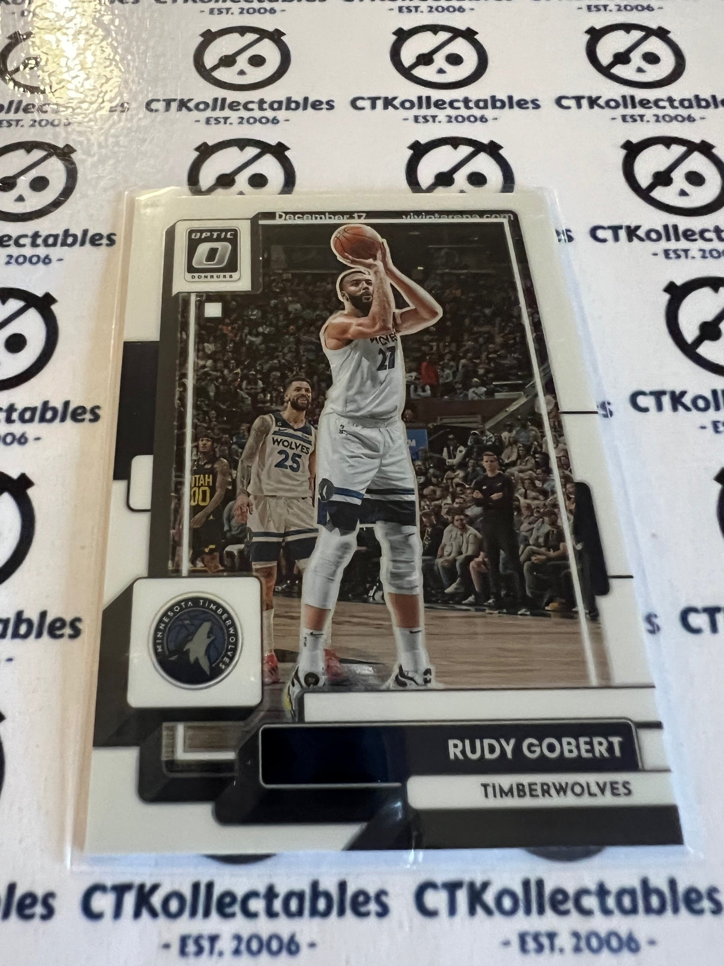 Copy of 2022-23 NBA Optic Base # 70 Rudy Gobert Timberwolves