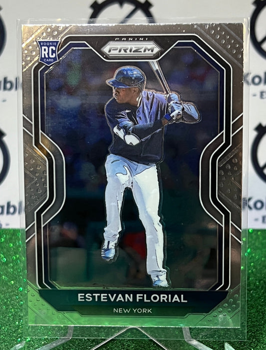 2021 PANINI PRIZM ESTEVAN FLORIAL # 85 ROOKIE  NEW YORK YANKEES BASEBALL CARD