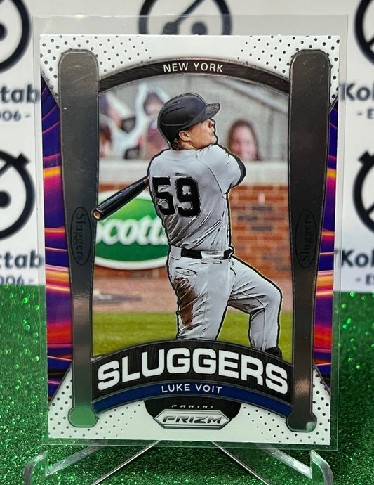 2021 PANINI PRIZM LUKE VOIT # SL2 SLUGGERS.  NEW YORK YANKEES BASEBALL CARD